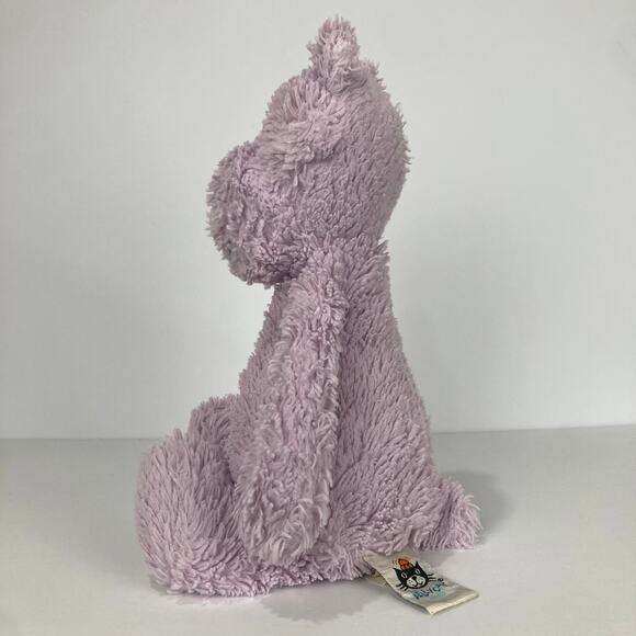 Jellycat Bashful Lilac Purple Hippo Stuffed Animal 12” Plush Soft Cuddle Toy - Picture 7 of 9